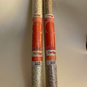 New - Lot (2) Con-Tact Self-Adhesive Creative Covering Shelf & Drawer Liner